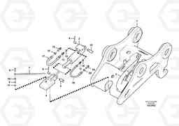 73068 Attachment bracket, quickfit ECR305C, Volvo Construction Equipment