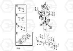 87409 Dipper arm and grease piping with piping seat EC240C, Volvo Construction Equipment