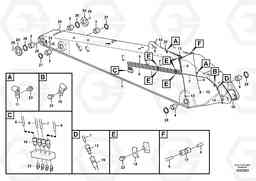 90052 Dipper arm and grease piping with piping seat EC240C, Volvo Construction Equipment