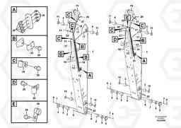 11235 Dipper arm and grease piping with piping seat EC290C, Volvo Construction Equipment