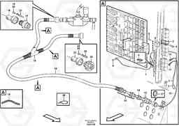 58518 Cable harness, fuel filter L180E S/N 8002 - 9407, Volvo Construction Equipment