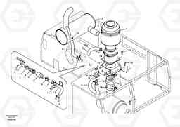 35577 Inlet system, pre-cleaner EC240B SER NO INT 12641- EU & NA 80001-, Volvo Construction Equipment