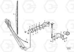 38271 Windshield wiper, front BL61 S/N 11459 -, Volvo Construction Equipment