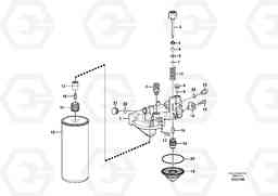 10681 Fuel filter G900 MODELS S/N 39300 -, Volvo Construction Equipment