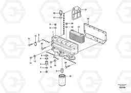 9844 Oil cooler EW140B, Volvo Construction Equipment