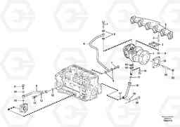 37697 Turbocharger with fitting parts L110E S/N 1002 - 2165 SWE, 60001- USA,70201-70257BRA, Volvo Construction Equipment