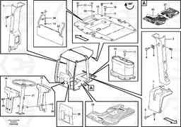 3601 Interior components BL71, Volvo Construction Equipment