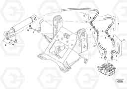 65698 Hydraulic lines - tilt hydraulic L30B TYPE 182, 183, 185 SER NO 3000 -, Volvo Construction Equipment