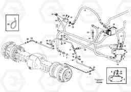 17844 Oil cooler, forword, pump circuit. L110F, Volvo Construction Equipment