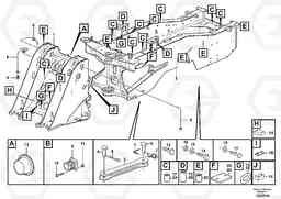 84958 Frame L180E S/N 8002 - 9407, Volvo Construction Equipment