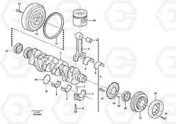 71979 Crankshaft and related parts EC290B, Volvo Construction Equipment