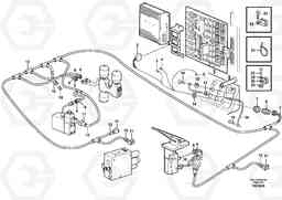 85724 Cable harness, under cab L110E S/N 2202- SWE, 61001- USA, 70401-BRA, Volvo Construction Equipment