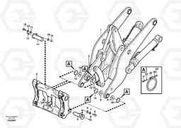 41843 Assemble attachment bracket. L60F, Volvo Construction Equipment