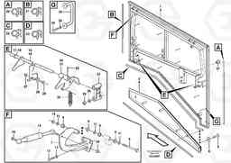 40265 Top plate, side hatches, rear L90F, Volvo Construction Equipment