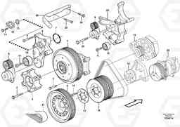 89698 Belt transmission EC460C, Volvo Construction Equipment