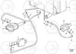 5855 Hydraulic system, return line L90F, Volvo Construction Equipment