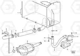 19658 Suction line, tank - pump L90F, Volvo Construction Equipment