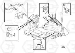 40035 Foot switch and electric power outlet BL71PLUS, Volvo Construction Equipment