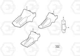5780 Tooth ATTACHMENTS ATTACHMENTS WHEEL LOADERS GEN. D - E, Volvo Construction Equipment