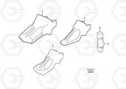 5781 Tooth ATTACHMENTS ATTACHMENTS WHEEL LOADERS GEN. D - E, Volvo Construction Equipment