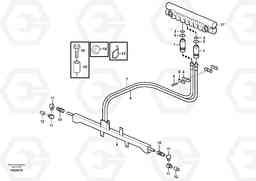 7892 Central lubrication, tool bar L60F, Volvo Construction Equipment