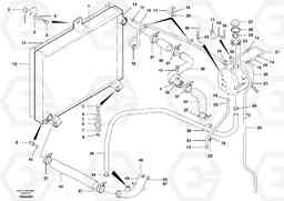 19418 Radiator installation G700B MODELS S/N 35000 -, Volvo Construction Equipment