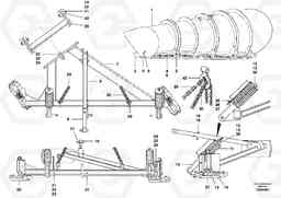 43366 One-way plow G700B MODELS S/N 35000 -, Volvo Construction Equipment