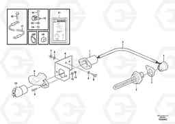 9155 Engine heater. L110F, Volvo Construction Equipment