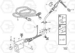 8763 Engine heater. L110F, Volvo Construction Equipment