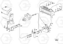 24407 Hydraulic system, return line BL71PLUS, Volvo Construction Equipment