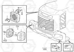 572 Lighting, rear L70F, Volvo Construction Equipment