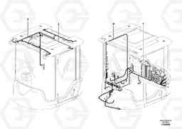 88554 Cable harnesses, cab L180F HL HIGH-LIFT, Volvo Construction Equipment