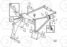 46150 Boom and dipper arm BL71, Volvo Construction Equipment