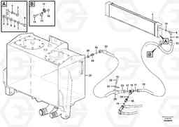 102408 Oil cooler with hoses L110F, Volvo Construction Equipment