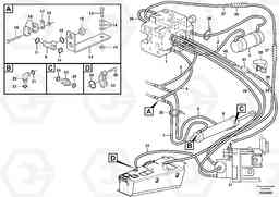 95768 Steering system, pipes and hoses T450D, Volvo Construction Equipment