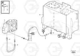 20852 Drainage line, control valve L120F, Volvo Construction Equipment