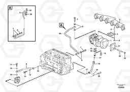 12748 Turbocharger with fitting parts L120E S/N 16001 - 19668 SWE, 64001- USA, 70701-BRA, Volvo Construction Equipment