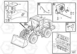 89348 Work lights, front. L120F, Volvo Construction Equipment