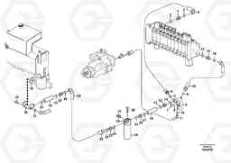 41734 Hydraulic system, return line BL70, Volvo Construction Equipment