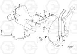 56275 Hydraulic system safety valve boom and dipper arm cylinder BL71PLUS, Volvo Construction Equipment