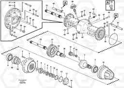 7363 Planetary axle, front L120E S/N 19804- SWE, 66001- USA, 71401-BRA, 54001-IRN, Volvo Construction Equipment