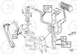 49498 Hydraulic system, stabiliser legs BL60, Volvo Construction Equipment