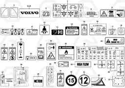 22084 Decals MC110B, Volvo Construction Equipment