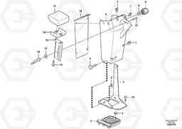 61665 Armrest L150F, Volvo Construction Equipment