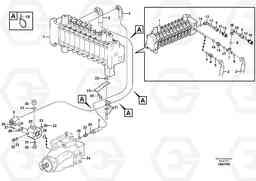 93988 Hydraulic system, feed line BL70, Volvo Construction Equipment