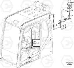 28506 Strobe light EC290B SER NO INT 13562- EU & NA 80001-, Volvo Construction Equipment