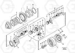 99891 Travel gearbox FC2421C, Volvo Construction Equipment