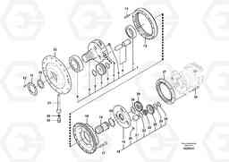 99197 Swing gearbox EC240C, Volvo Construction Equipment