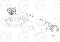 25970 Travel motor with mounting parts EC460B PRIME S/N 15001-/85001-, Volvo Construction Equipment