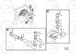45730 Charge air cooler, plumbing EC210C, Volvo Construction Equipment